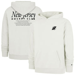 New Jersey Devils '47  Foundation Pullover Hoodie - Natural | 47 brand on sale