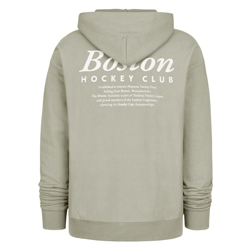 Boston Bruins '47  Foundation Pullover Hoodie - Gray | 47 brand Lifestyle