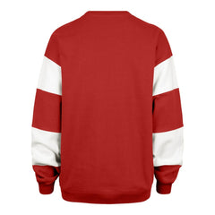 New Jersey Devils '47 Women's Eephus Barred Pullover Sweatshirt - Red | 47 brand Clearance