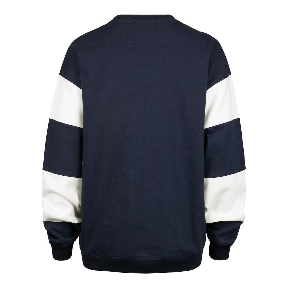 New York Rangers '47 Women's Eephus Barred Pullover Sweatshirt - Navy | 47 brand Lifestyle