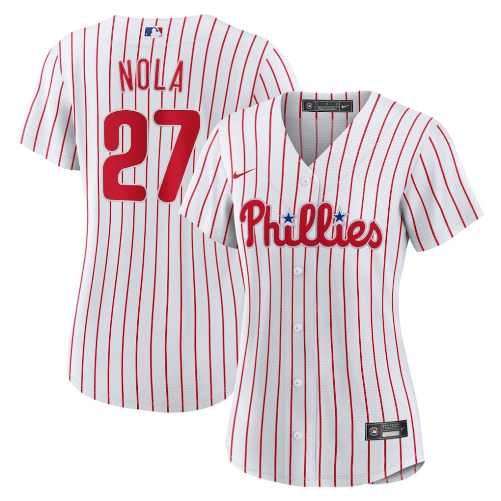 Aaron Nola Philadelphia Phillies Nike Women's Home Replica Jersey Online