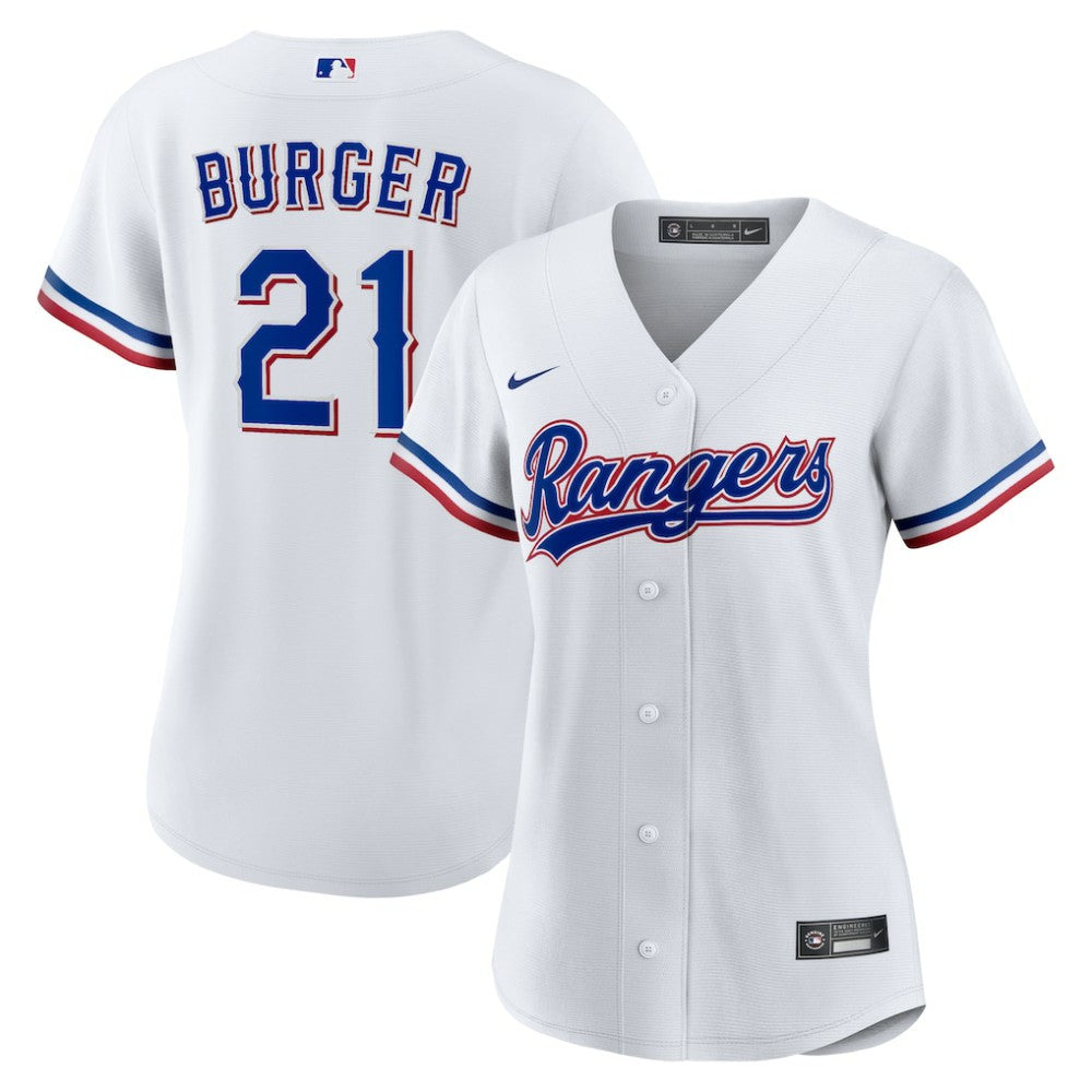 Jake Burger Texas Rangers Nike Women's Home Replica Jersey Outlet