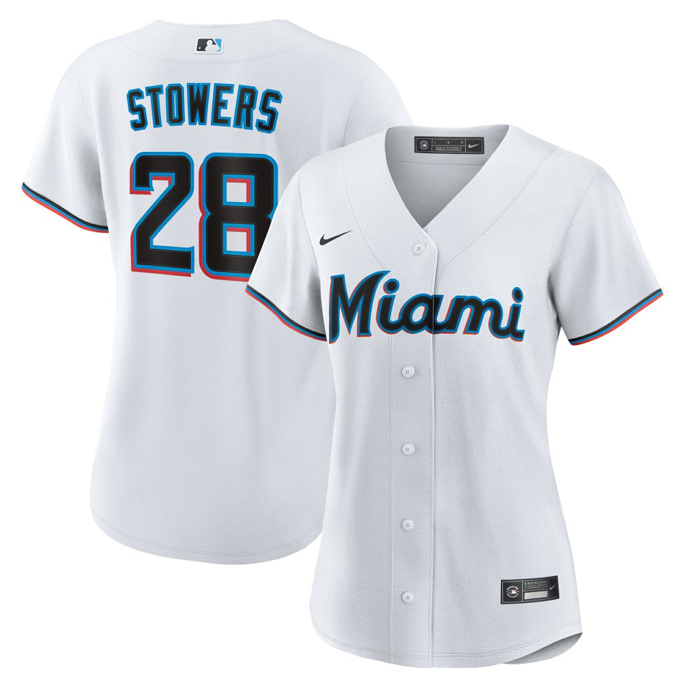 Kyle Stowers Miami Marlins Nike Women's Home Replica Jersey Sale