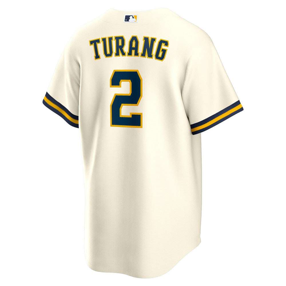 Brice Turang Milwaukee Brewers Nike Home Replica Jersey Discount