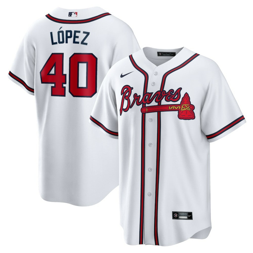 Reynaldo Lopez Atlanta Braves Nike Home Replica Jersey Online