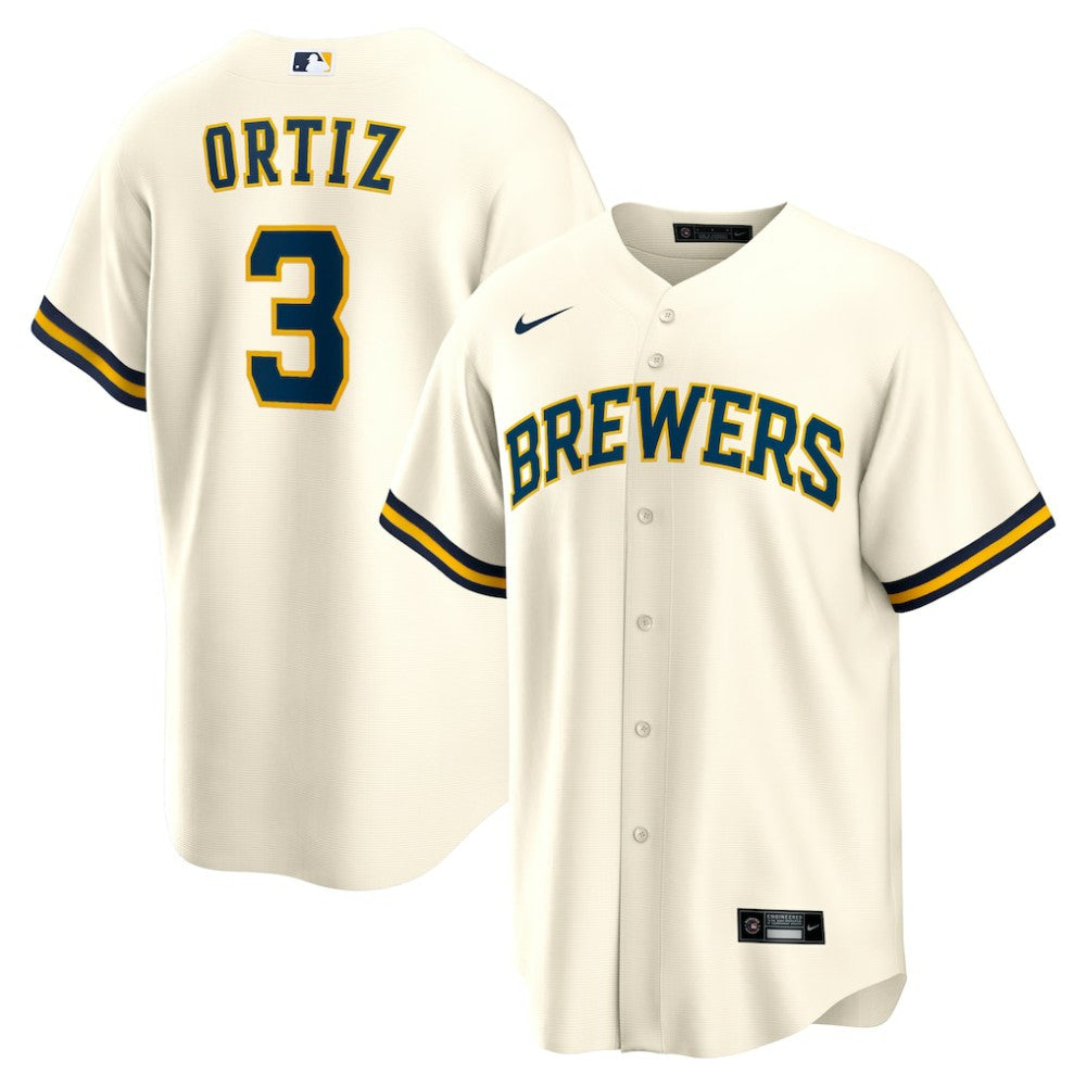 Joey Ortiz Milwaukee Brewers Nike Home Replica Jersey Outlet