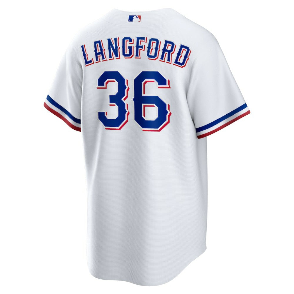 Wyatt Langford Texas Rangers Nike Home Replica Jersey Sale