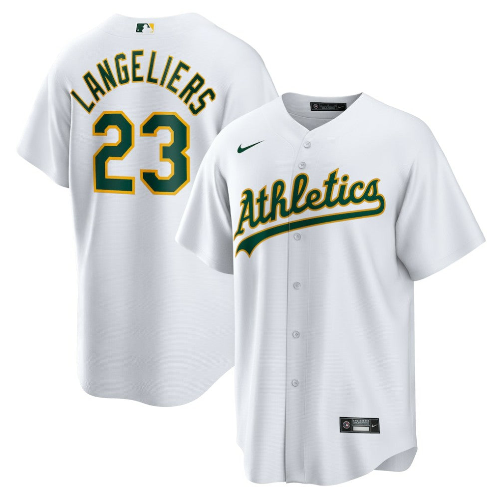 Shea Langeliers Athletics Nike Home Replica Jersey Near Me