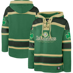 New York Islanders '47 St. Patrick's Day McLucky Superior Lacer Pullover Hoodie - Kelly Green | 47 brand sale
