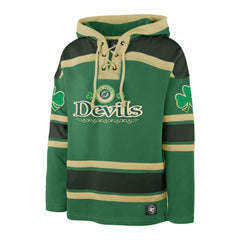 New Jersey Devils '47 St. Patrick's Day McLucky Superior Lacer Pullover Hoodie - Kelly Green | 47 brand discount
