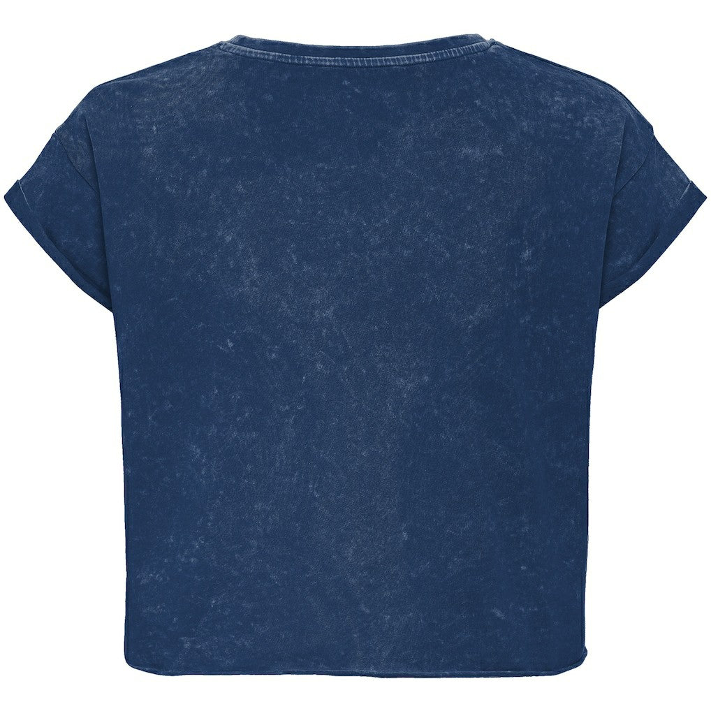 Orlando Magic Sportiqe Unisex Rock & Roll Collection Gwen Premium Mineral Wash Cropped T-Shirt Blue