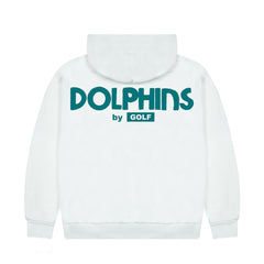Miami Dolphins GOLF WANG Cutout Hoodie - White - NFL