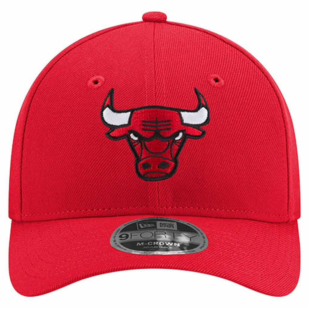 New Era Chicago Bulls 9FORTY Stock M-Crown Adjustable Hat Red