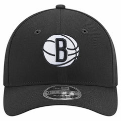 New Era Brooklyn Nets 9FORTY Stock M-Crown Adjustable Hat Black