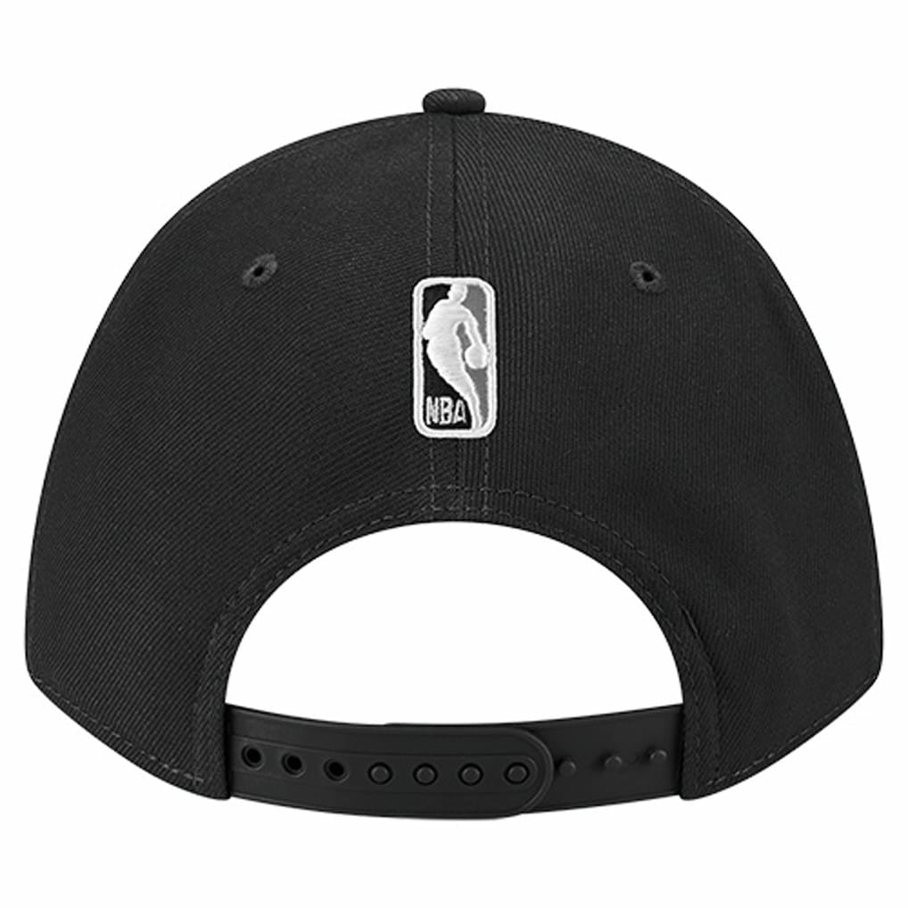 New Era Brooklyn Nets 9FORTY Stock M-Crown Adjustable Hat Black