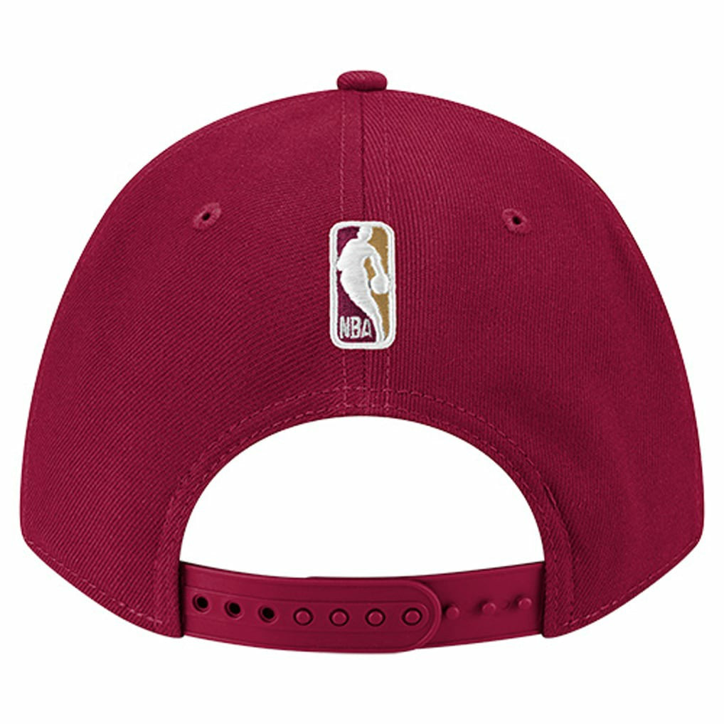 New Era Cleveland Cavaliers 9FORTY Stock M-Crown Adjustable Hat Wine