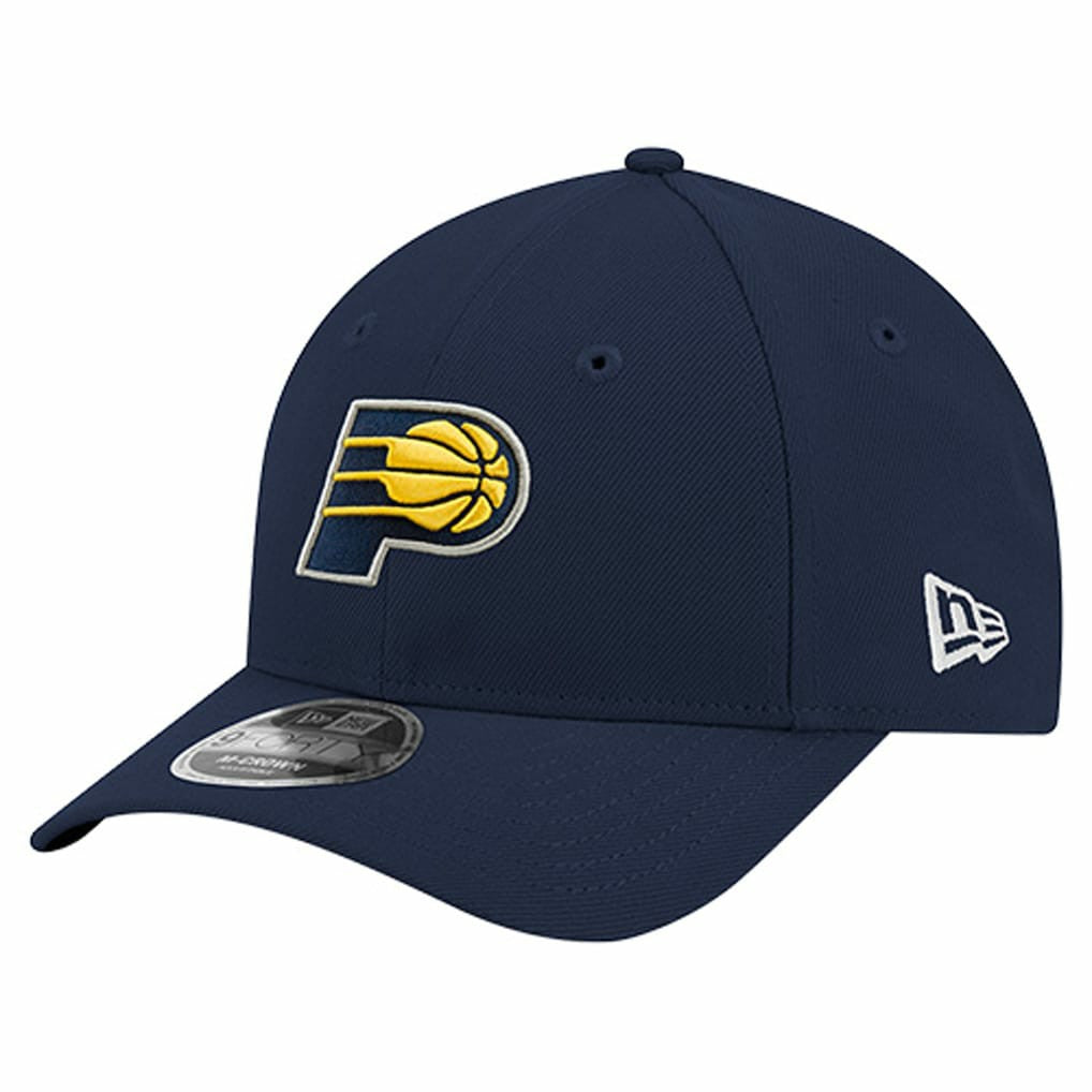 New Era Indiana Pacers 9FORTY Stock M-Crown Adjustable Hat Navy