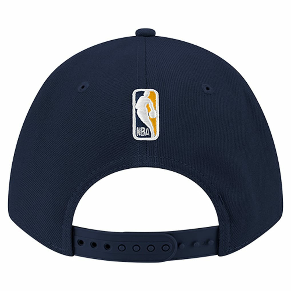 New Era Indiana Pacers 9FORTY Stock M-Crown Adjustable Hat Navy