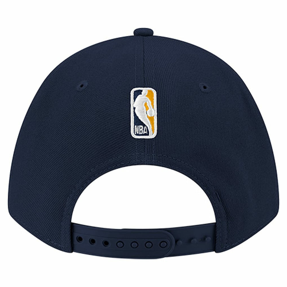 New Era Indiana Pacers 9FORTY Stock M-Crown Adjustable Hat Navy