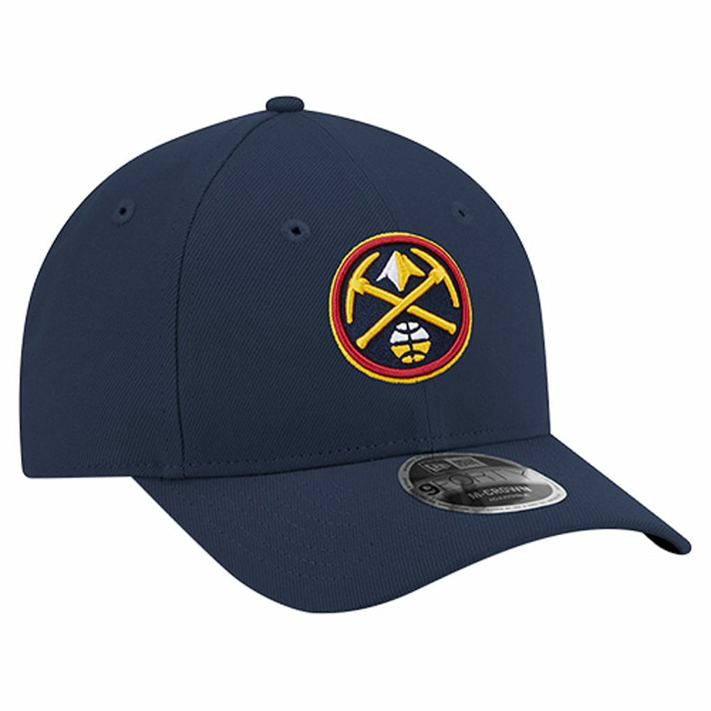 New Era Denver Nuggets 9FORTY Stock M-Crown Adjustable Hat Navy