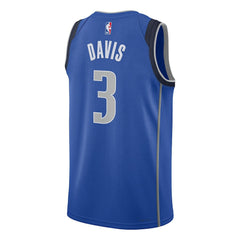 Nike Anthony Davis Dallas Mavericks Unisex Swingman Player Jersey Icon Editi- Blue
