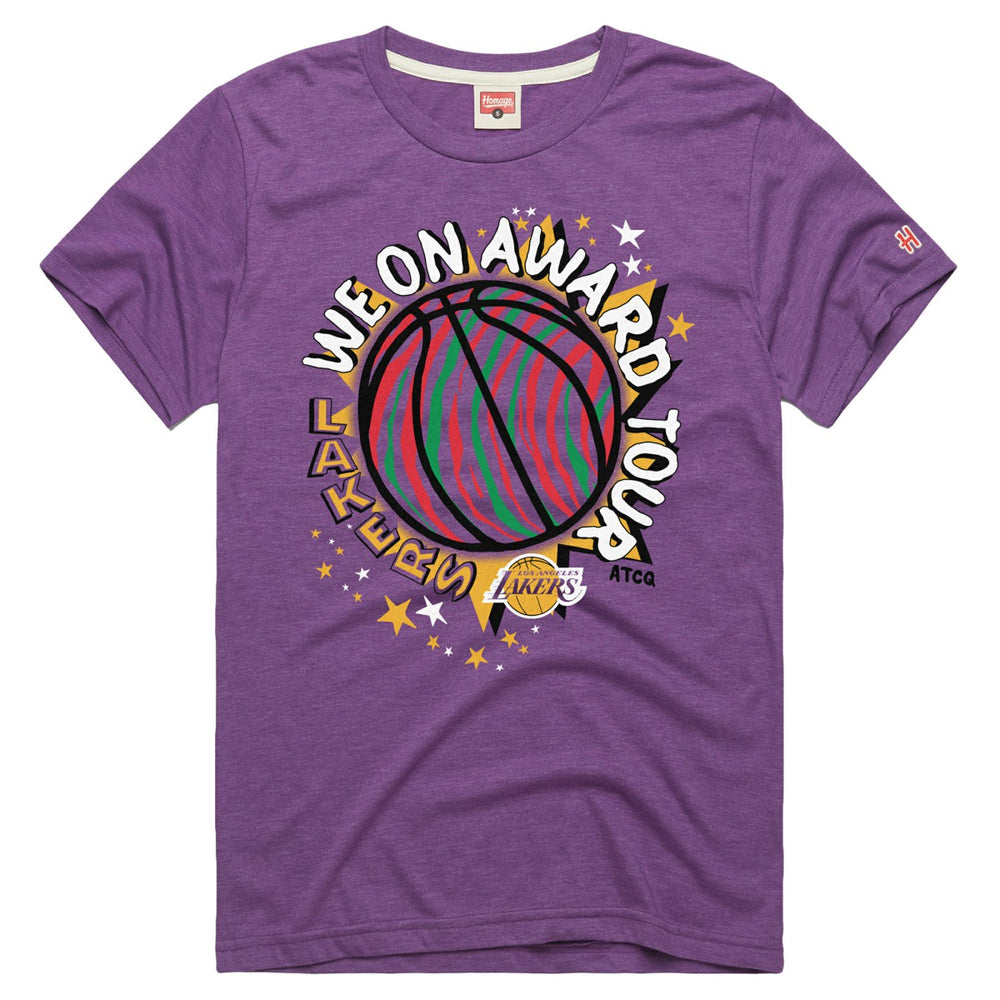 Los Angeles Lakers Homage A Tribe Called Quest x NBA We On Award Tour T-Shirt Purple