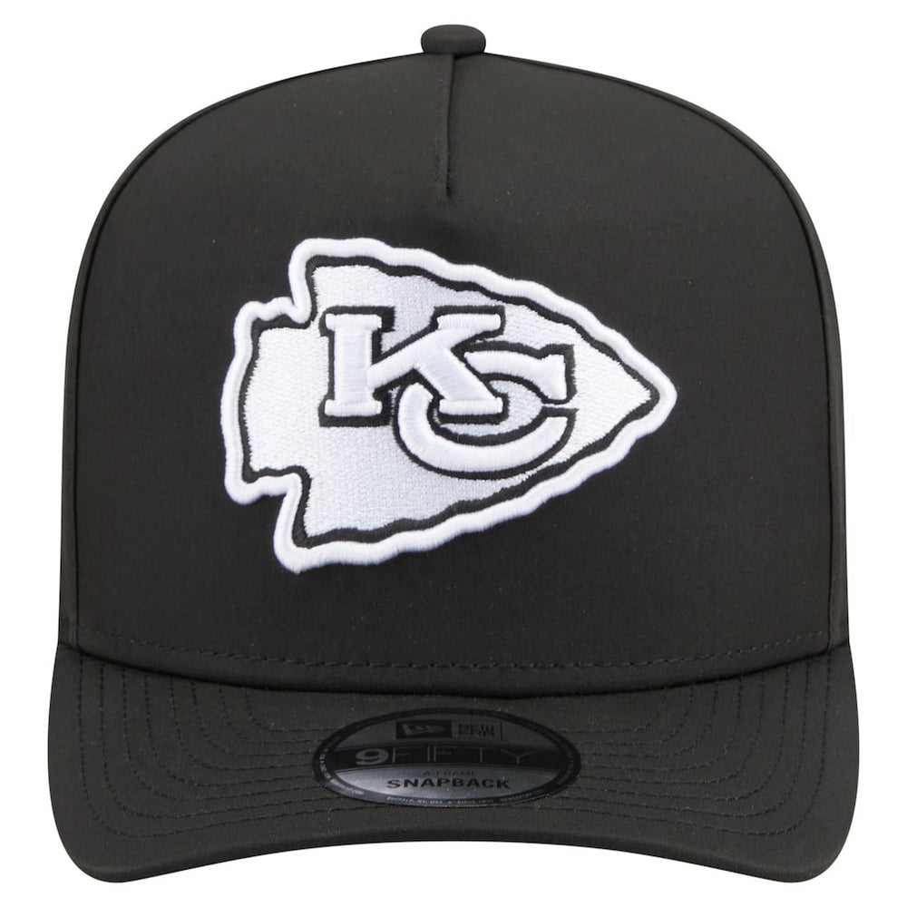 Kansas City Chiefs New Era Gore-Tex A-Frame 9FIFTY Adjustable Hat - Black - NFL