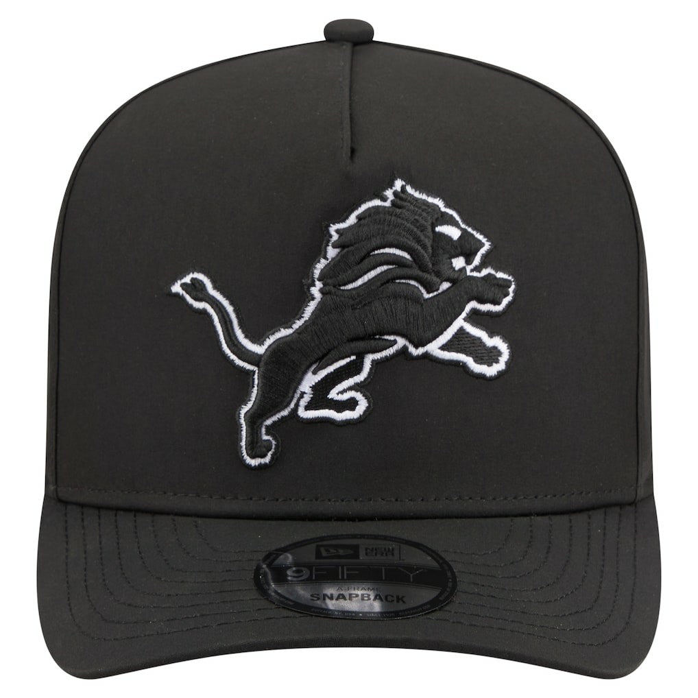 Detroit Lions New Era Gore-Tex A-Frame 9FIFTY Adjustable Hat - Black - NFL
