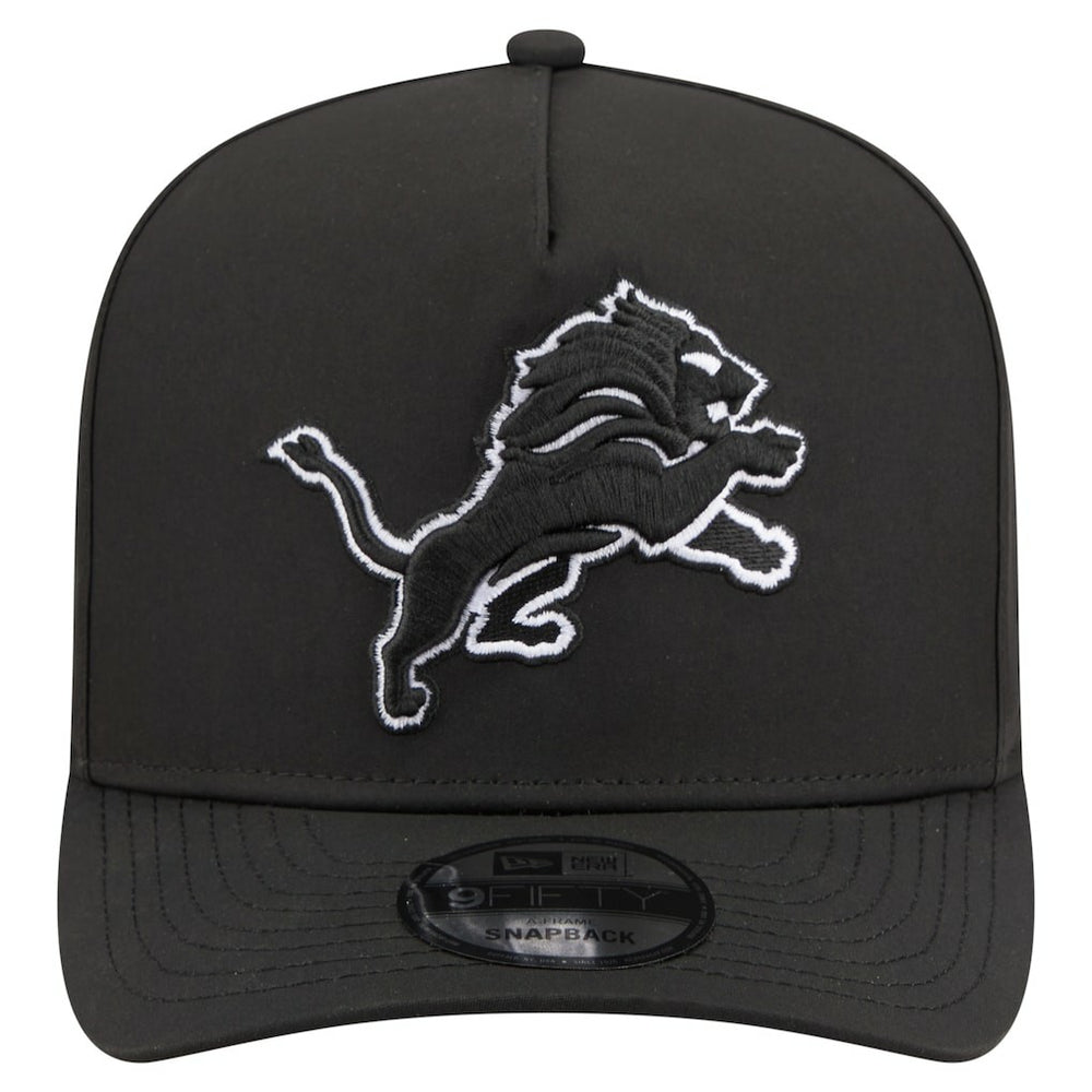 Detroit Lions New Era Gore-Tex A-Frame 9FIFTY Adjustable Hat - Black - NFL