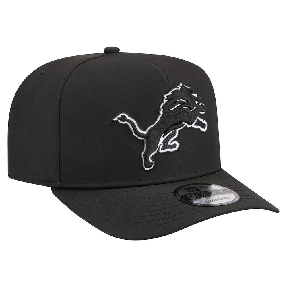 Detroit Lions New Era Gore-Tex A-Frame 9FIFTY Adjustable Hat - Black - NFL