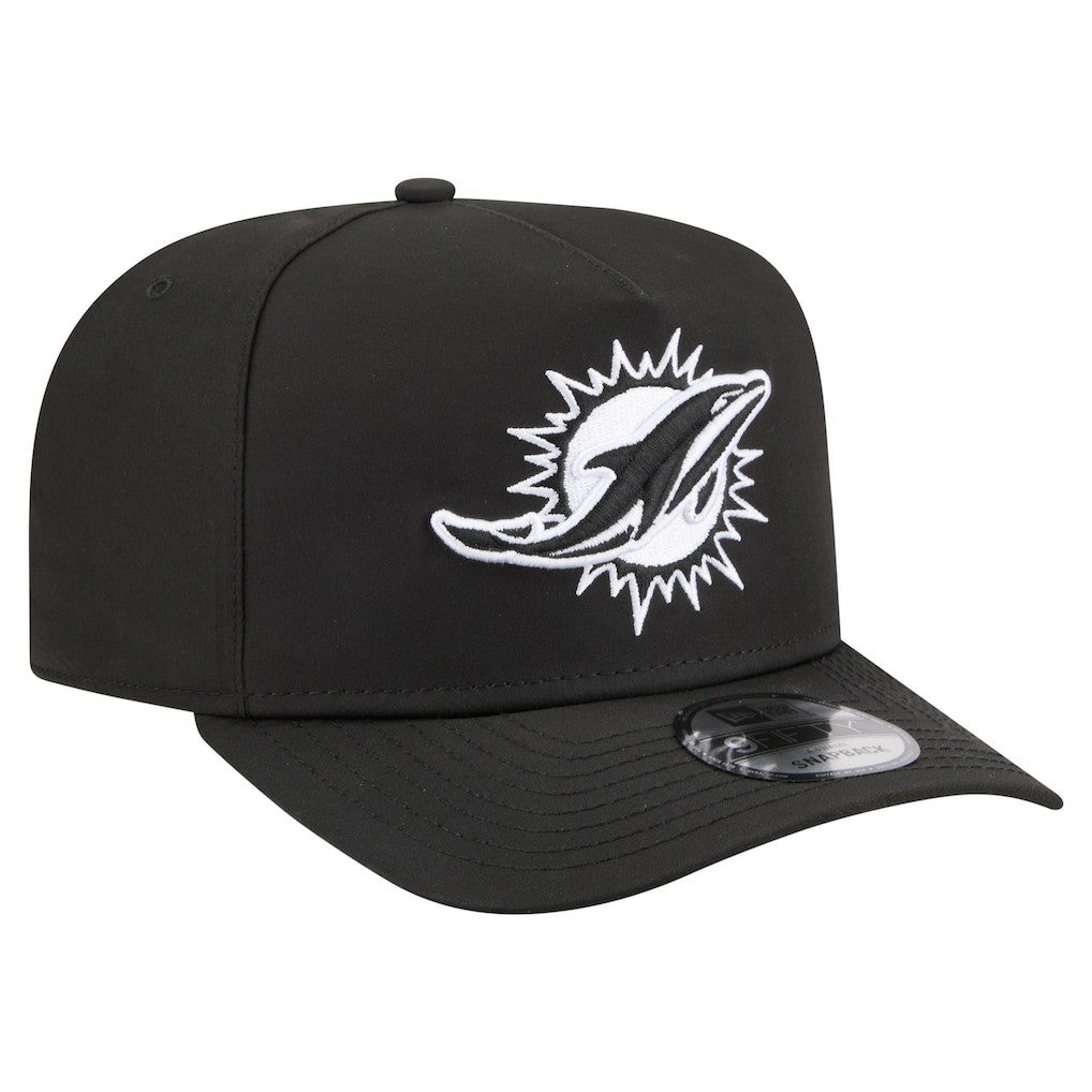 Miami Dolphins New Era Gore-Tex A-Frame 9FIFTY Adjustable Hat - Black - NFL
