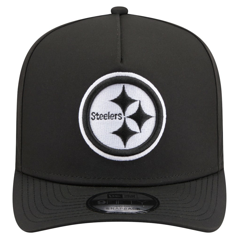 Pittsburgh Steelers New Era Gore-Tex A-Frame 9FIFTY Adjustable Hat - Black - NFL