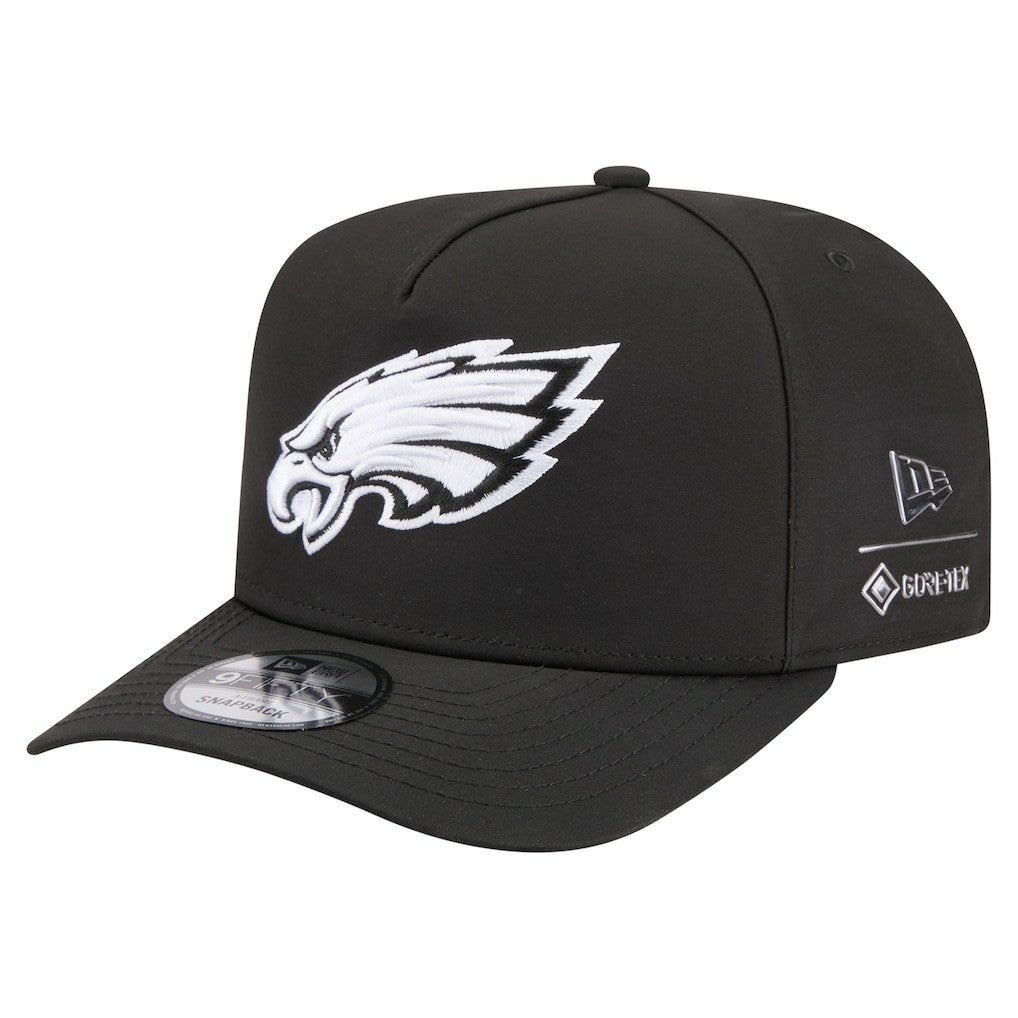 Philadelphia Eagles New Era Gore-Tex A-Frame 9FIFTY Adjustable Hat - Black - NFL