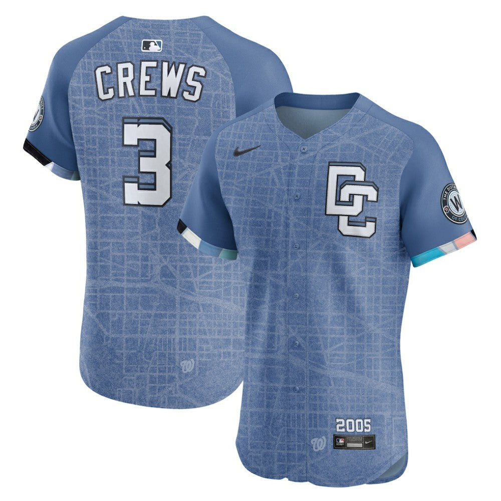 Dylan Crews Washington Nationals Nike 2025 City Connect Elite Player Jersey Discount