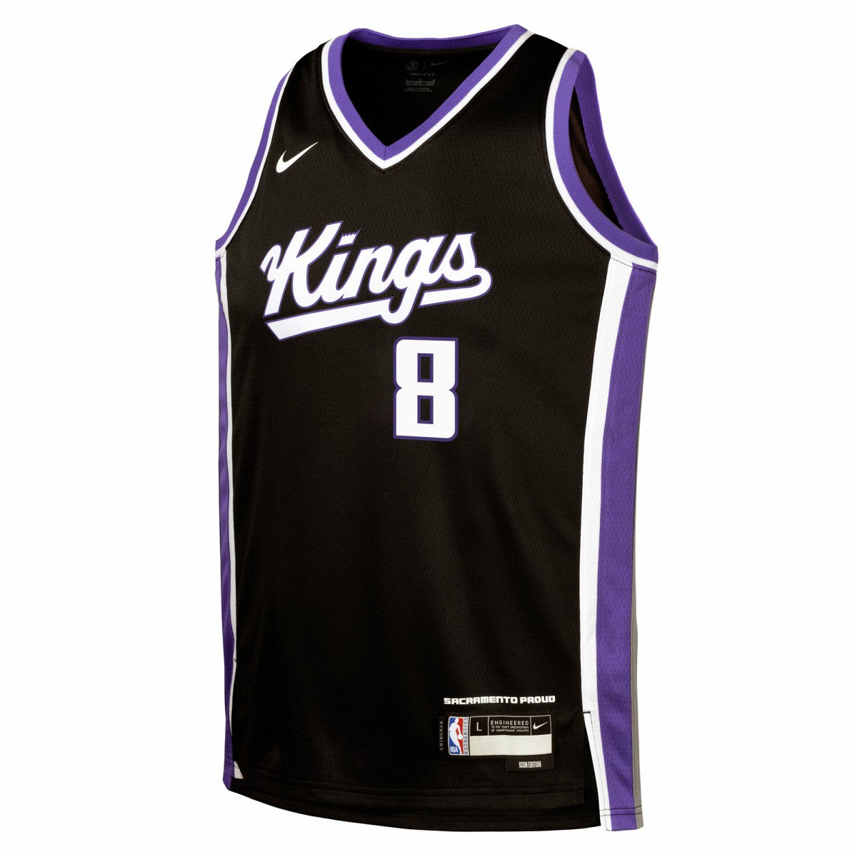 Nike Zach LaVine Sacramento Kings Youth Swingman Jersey Icon Edition Black