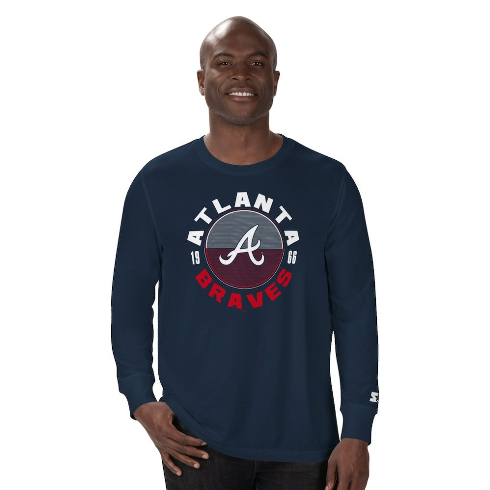 Atlanta Braves Starter Halftime Long Sleeve T-Shirt Near Me