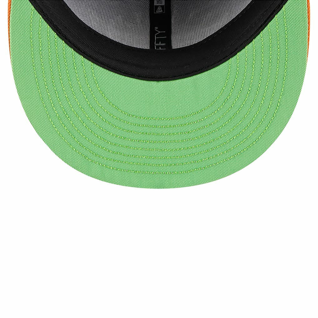 Las Vegas Raiders New Era Youth Nickelodeon Slime 9FIFTY Snapback Hat - Purple/Orange - NFL