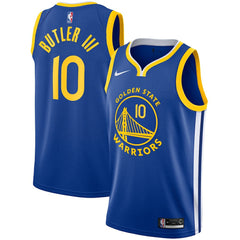 Nike Jimmy Butler III Golden State Warriors Youth Swingman Jersey Icon Editi- Royal