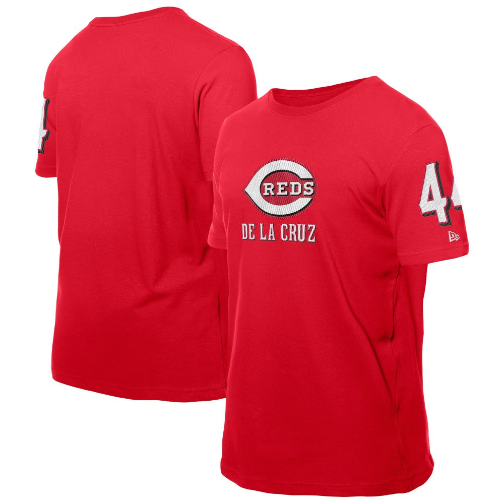 Elly De La Cruz Cincinnati Reds New Era Design Lab Name & Number T-Shirt Discount