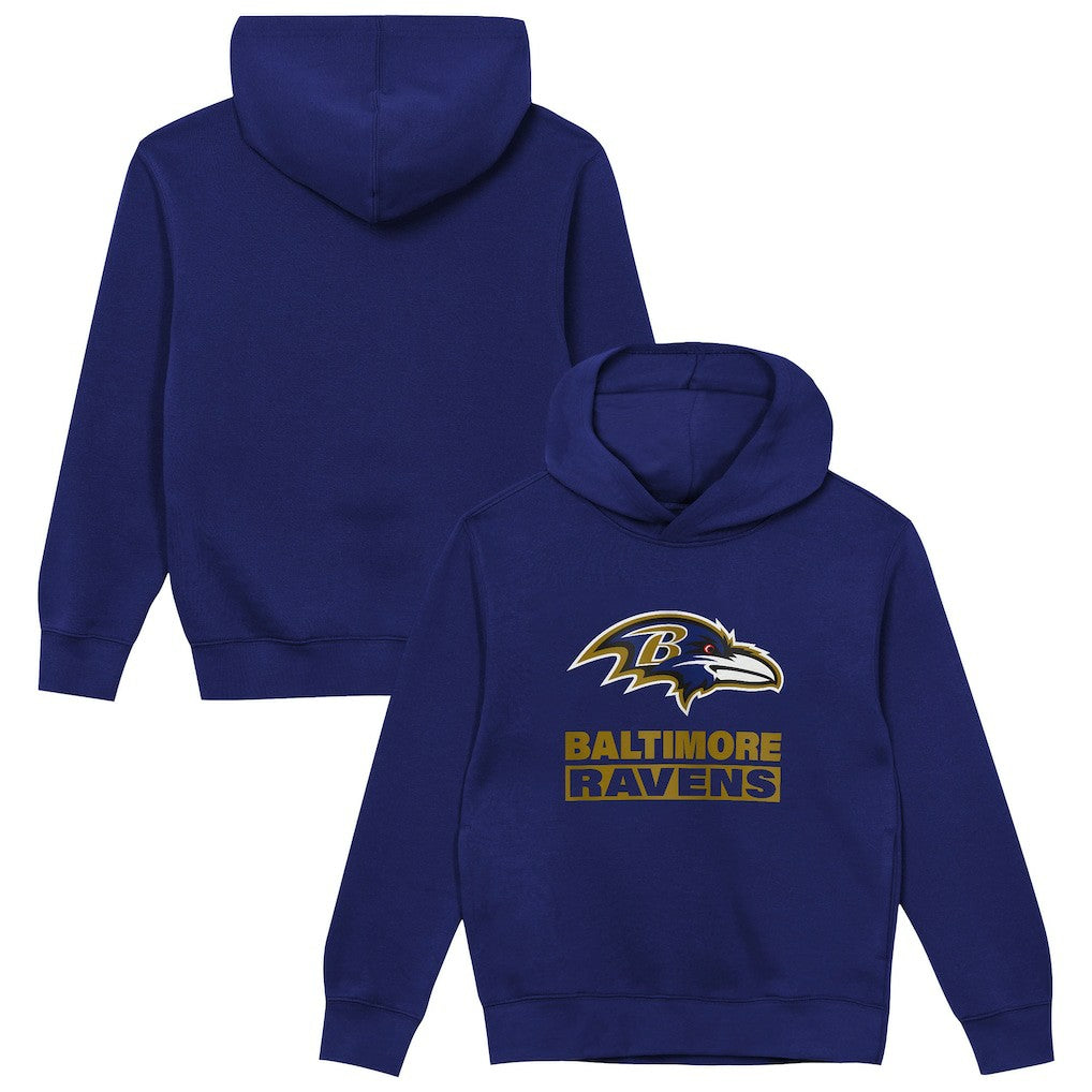 Baltimore Ravens Outerstuff Preschool Back to Basics Hoodie - Purple - NFL