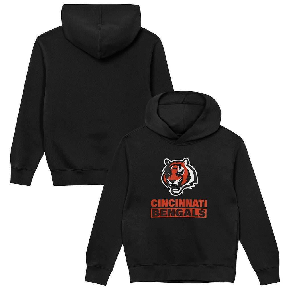 Cincinnati Bengals Outerstuff Preschool Back to Basics Hoodie - Black - NFL