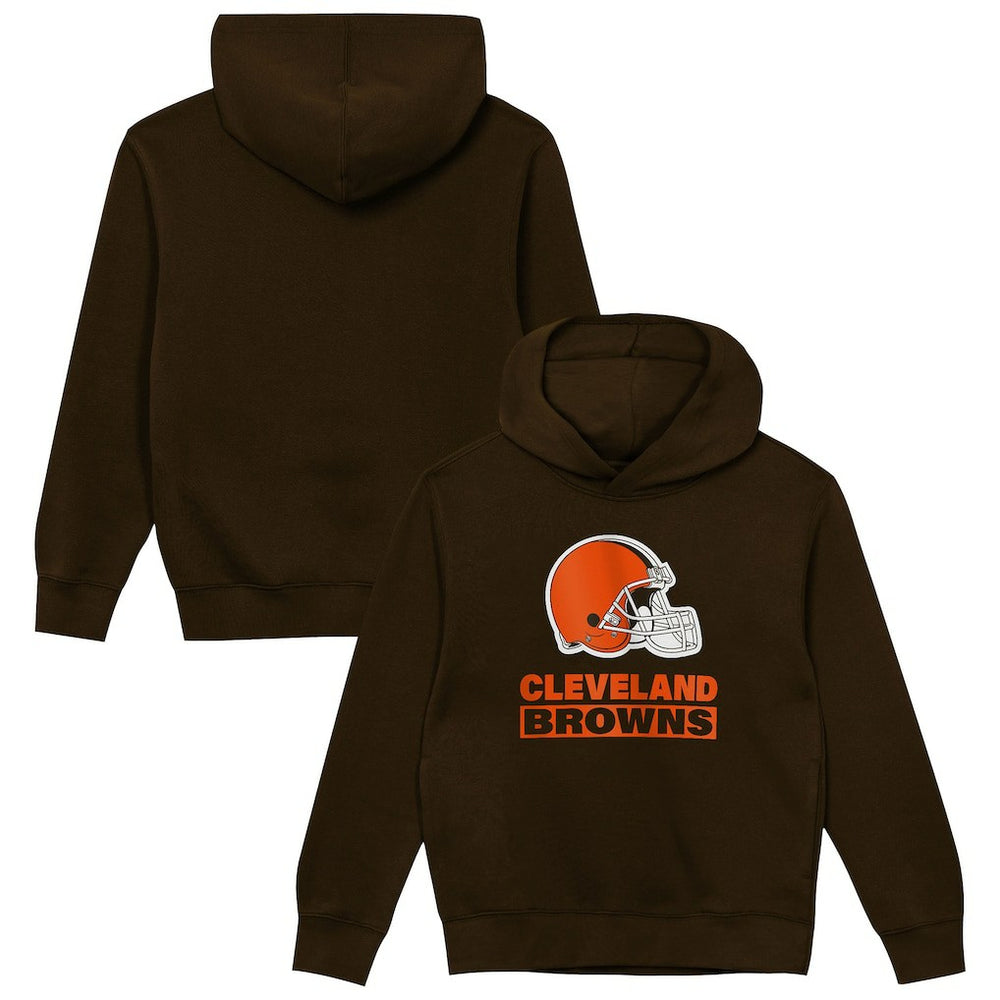 Cleveland Browns Outerstuff Preschool Back to Basics Hoodie - Brown - NFL