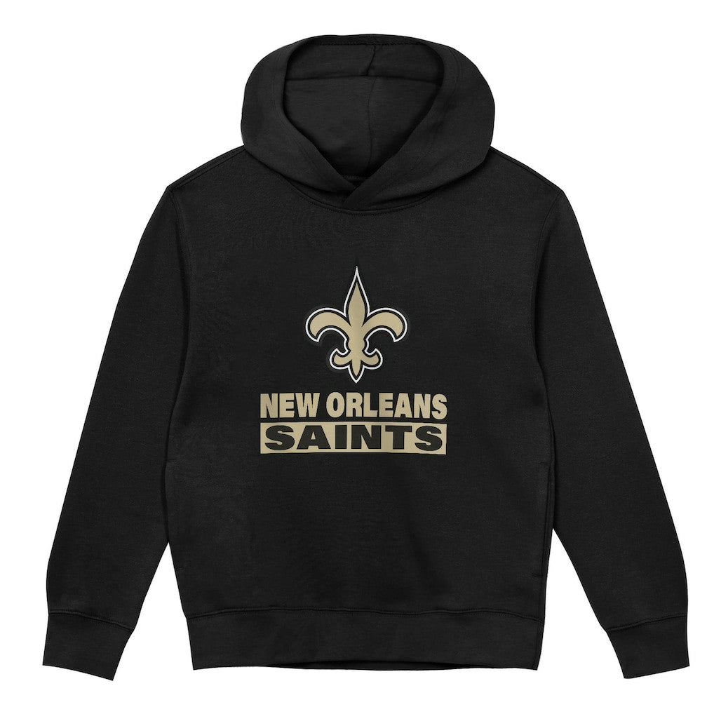 New Orleans Saints Outerstuff Preschool Back to Basics Hoodie - Black - NFL