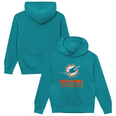 Miami Dolphins Outerstuff Preschool Back to Basics Hoodie - Aqua - NFL