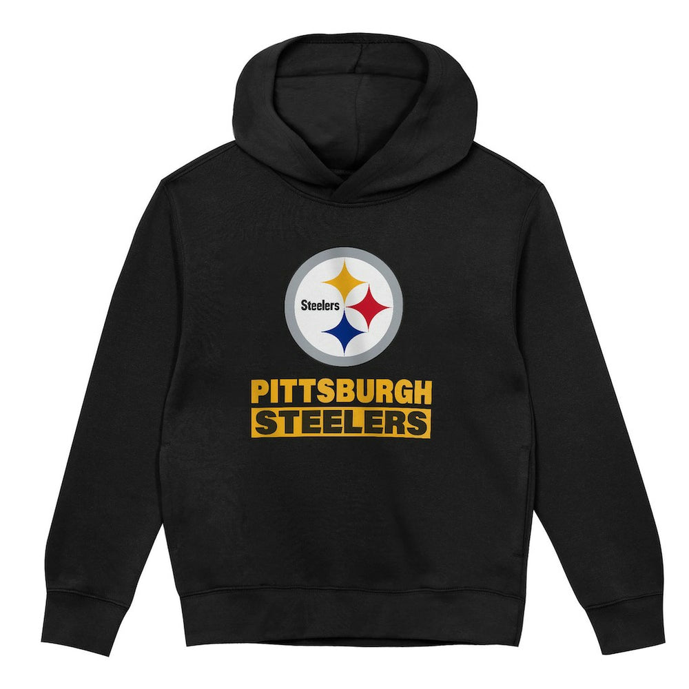 Pittsburgh Steelers Outerstuff Preschool Back to Basics Hoodie - Black - NFL