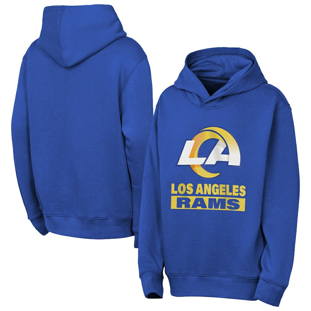 Los Angeles Rams Outerstuff Youth Back to Basics Hoodie - Royal - NFL