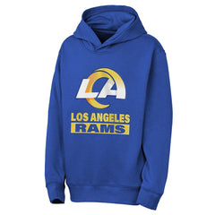 Los Angeles Rams Outerstuff Youth Back to Basics Hoodie - Royal - NFL