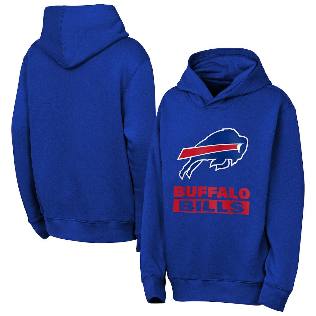 Buffalo Bills Outerstuff Youth Back to Basics Hoodie - Royal - NFL