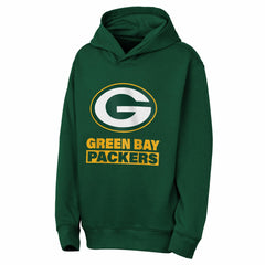 Green Bay Packers Outerstuff Youth Back to Basics Hoodie - Green - NFL