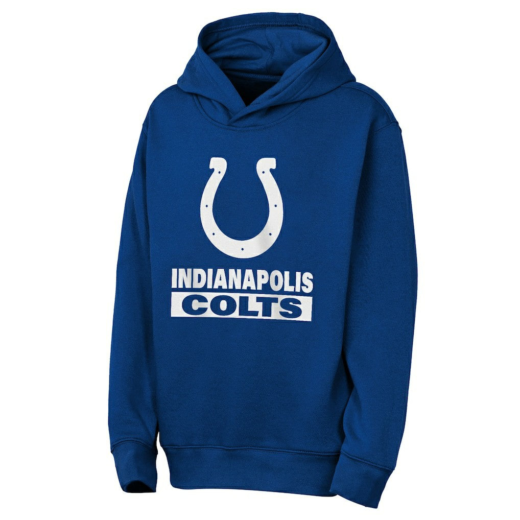 Indianapolis Colts Outerstuff Youth Back to Basics Hoodie - Royal - NFL